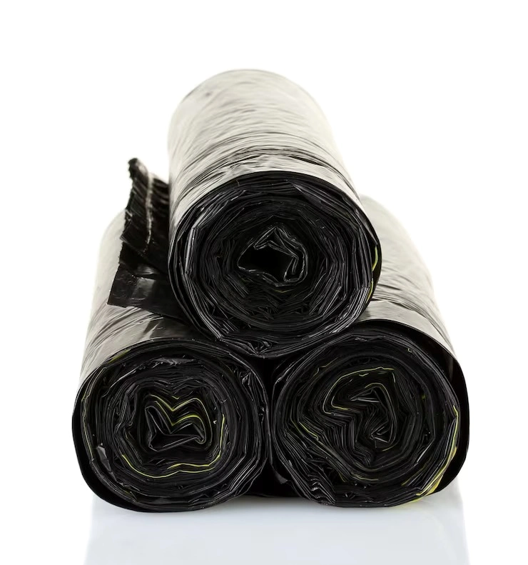 Saco plastico preto